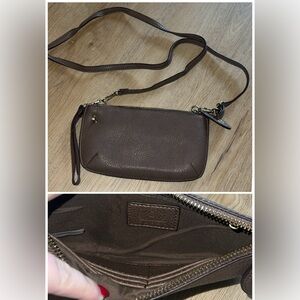 Brown Leather Crossbody Bag